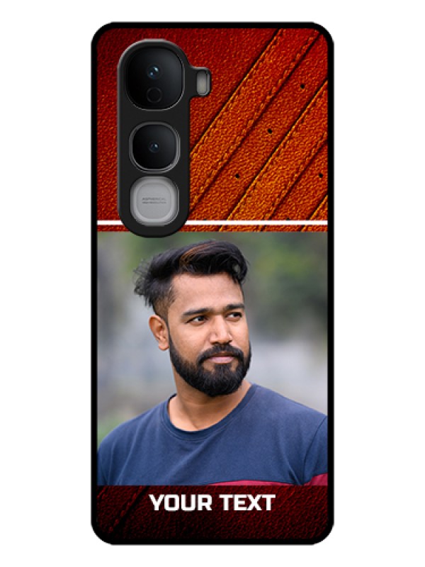 Custom Vivo Y400 Pro 5G Custom Glass Phone Case - Leather Phone Case Design