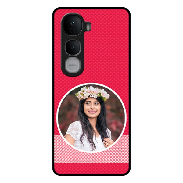 Vivo Y400 Pro 5G Custom Glass Phone Case - Pink Color Pattern Design