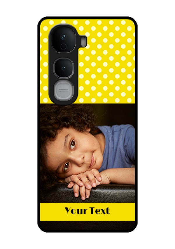 Vivo Y400 Pro 5G Custom Glass Phone Case - Bright Yellow Case Design