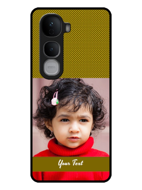 Custom Vivo Y400 Pro 5G Custom Glass Phone Case - Simple Green Color Design