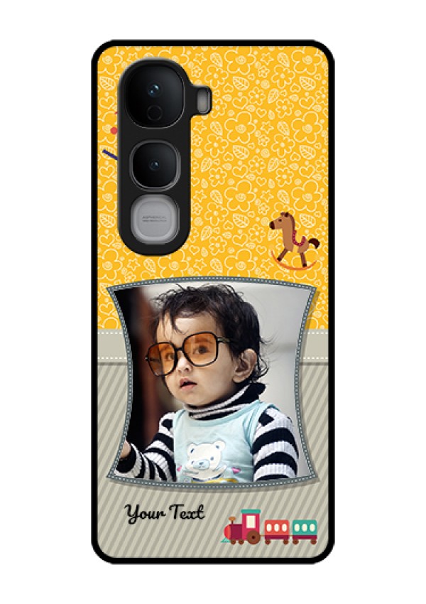 Vivo Y400 Pro 5G Custom Glass Phone Case - Baby Picture Upload Design