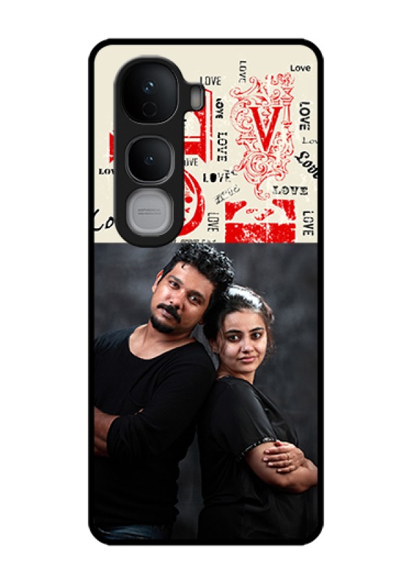 Vivo Y400 Pro 5G Custom Glass Phone Case - Trendy Love Design Case
