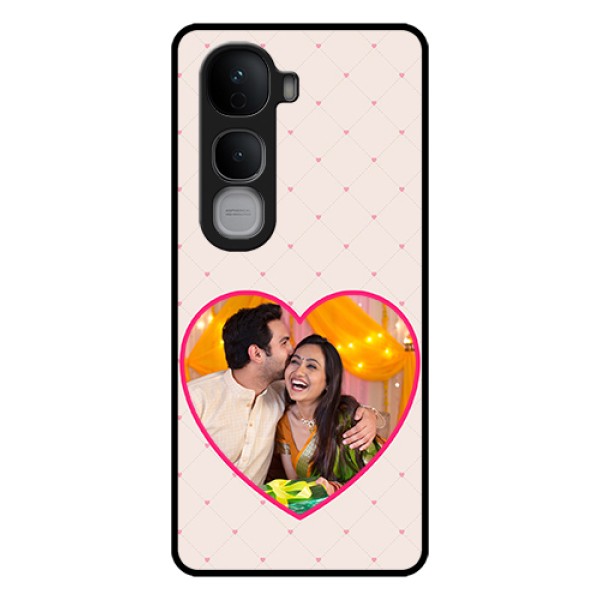 Vivo Y400 Pro 5G Custom Glass Phone Case - Heart Shape Design