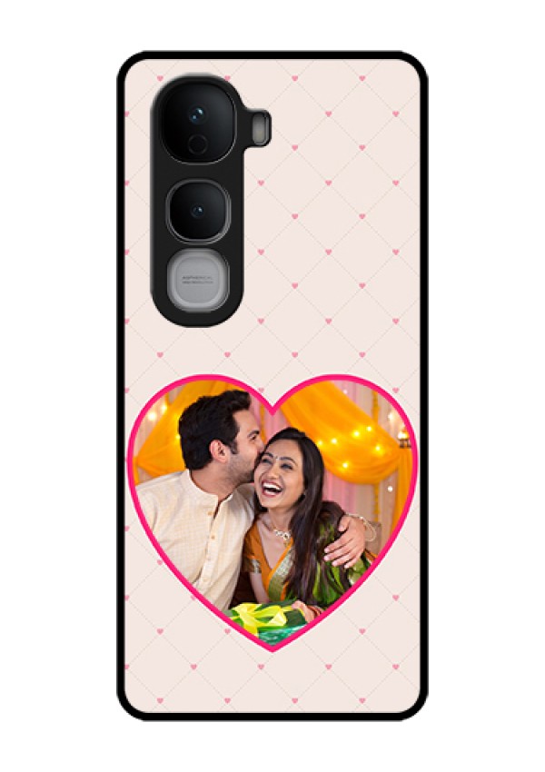 Vivo Y400 Pro 5G Custom Glass Phone Case - Heart Shape Design