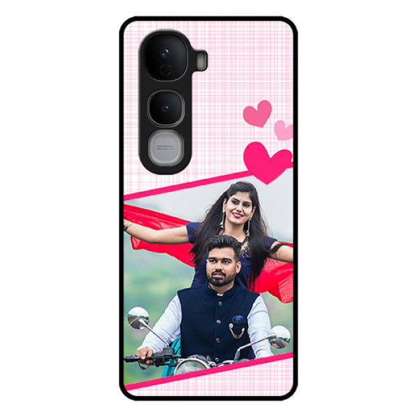 Vivo Y400 Pro 5G Custom Glass Phone Case - Love Shape Heart Design