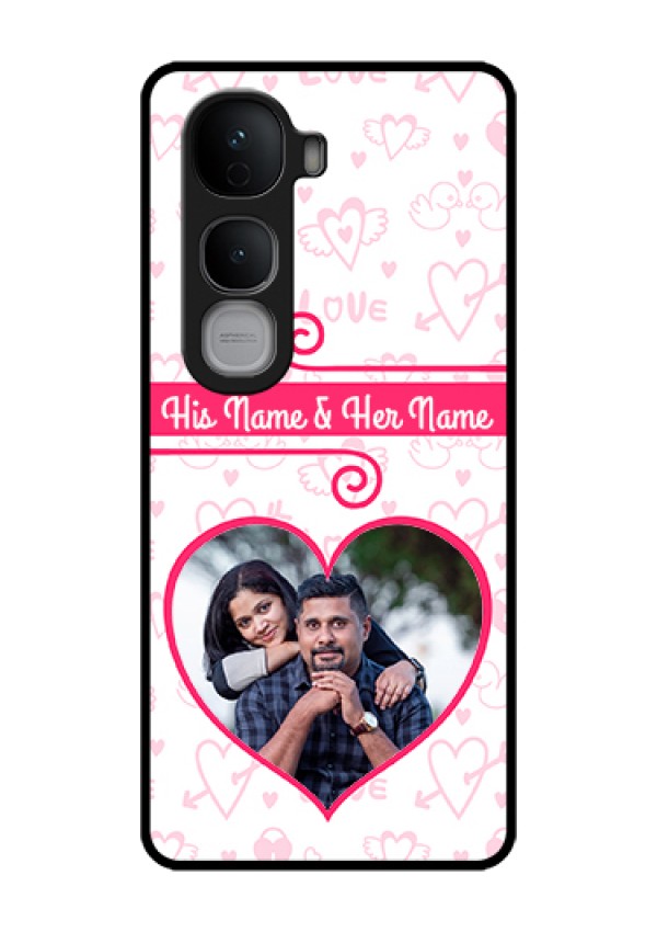 Vivo Y400 Pro 5G Custom Glass Phone Case - Heart Shape Love Design