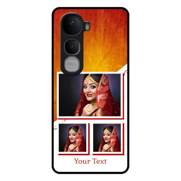 Vivo Y400 Pro 5G Custom Glass Phone Case - Wedding Memories Design