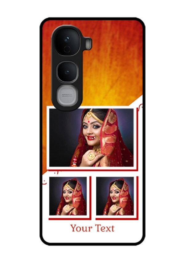 Vivo Y400 Pro 5G Custom Glass Phone Case - Wedding Memories Design