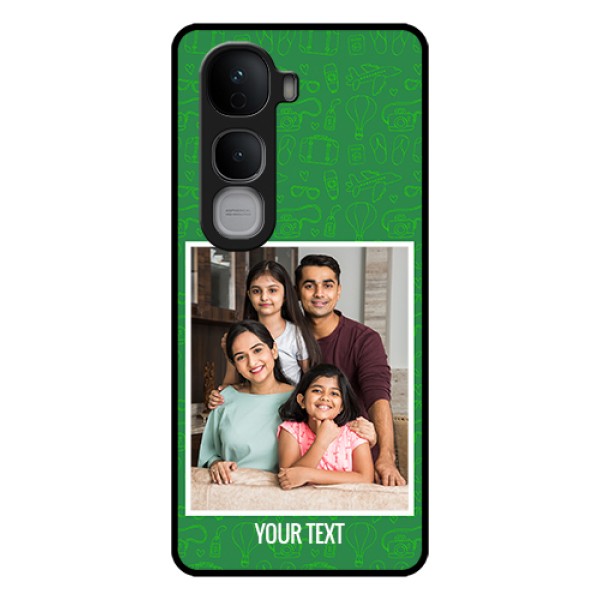 Vivo Y400 Pro 5G Custom Glass Phone Case - Picture Upload Design