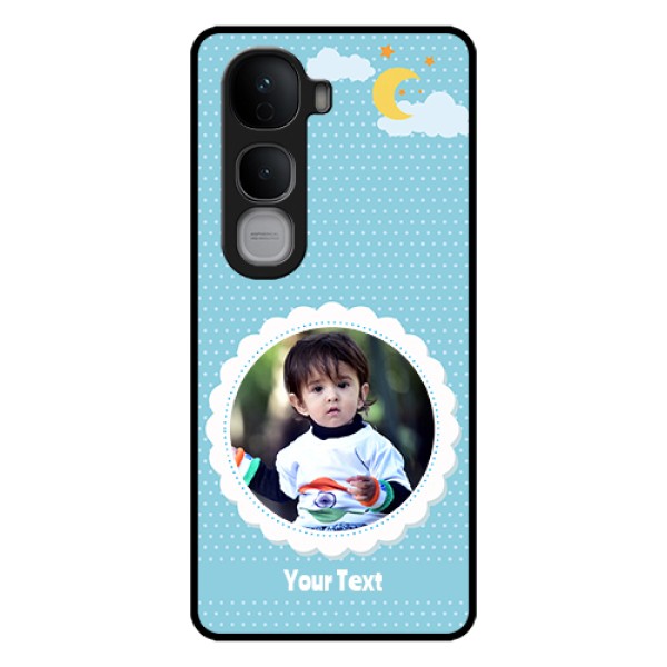 Vivo Y400 Pro 5G Custom Glass Phone Case - Violet Pattern Design