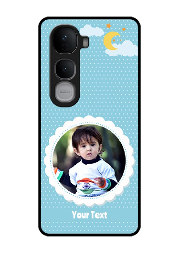 Vivo Y400 Pro 5G Custom Glass Phone Case - Violet Pattern Design