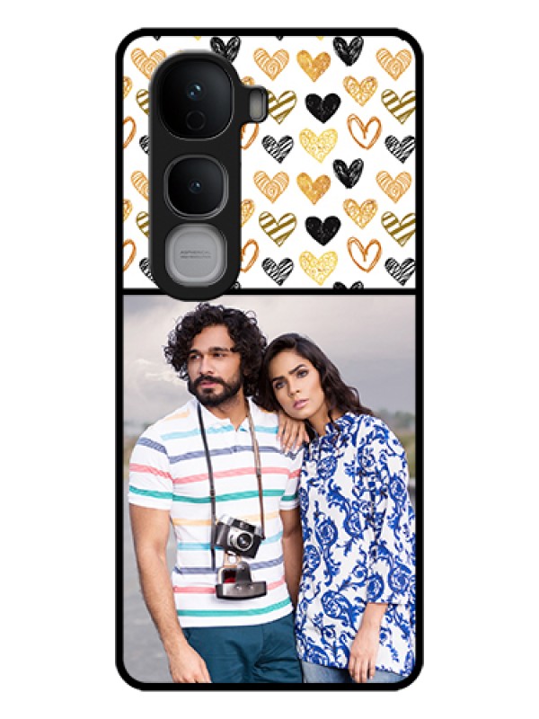 Custom Vivo Y400 Pro 5G Custom Glass Phone Case - Love Symbol Design