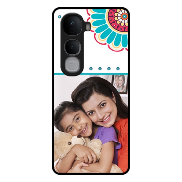 Vivo Y400 Pro 5G Custom Glass Phone Case - Flower Design