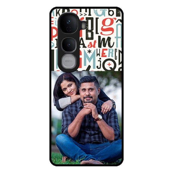 Vivo Y400 Pro 5G Custom Glass Phone Case - Alphabet Design