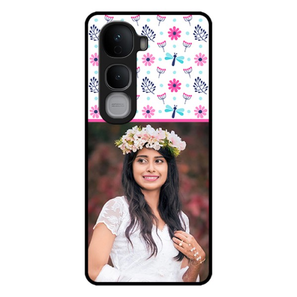 Vivo Y400 Pro 5G Custom Glass Phone Case - Colorful Flower Design