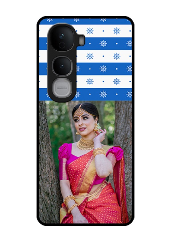 Vivo Y400 Pro 5G Custom Glass Phone Case - Snow Pattern Design