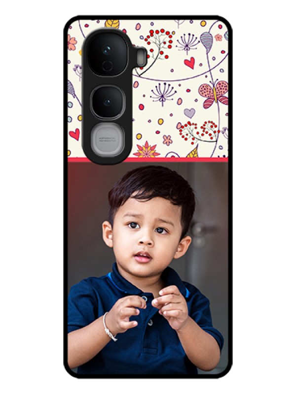 Custom Vivo Y400 Pro 5G Custom Glass Phone Case - Premium Floral Design