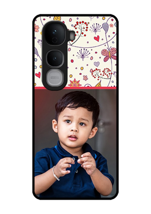 Vivo Y400 Pro 5G Custom Glass Phone Case - Premium Floral Design