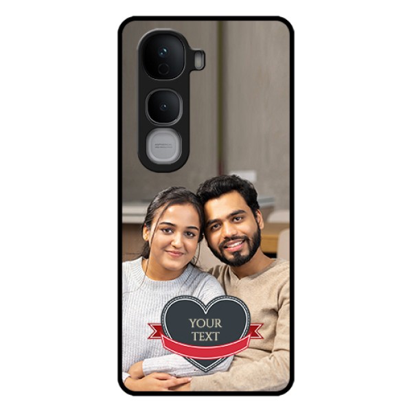 Vivo Y400 Pro 5G Custom Glass Phone Case - Just Married Couple Design