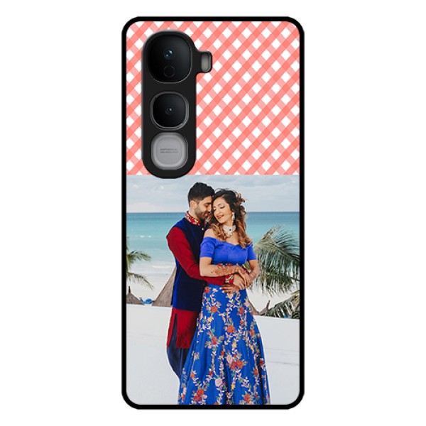 Vivo Y400 Pro 5G Custom Glass Phone Case - Pink Pattern Design