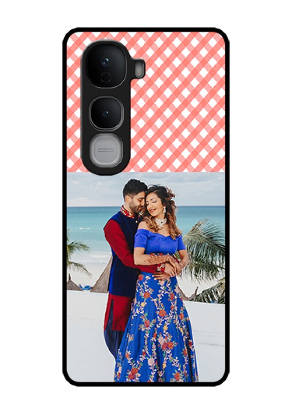 Vivo Y400 Pro 5G Custom Glass Phone Case - Pink Pattern Design