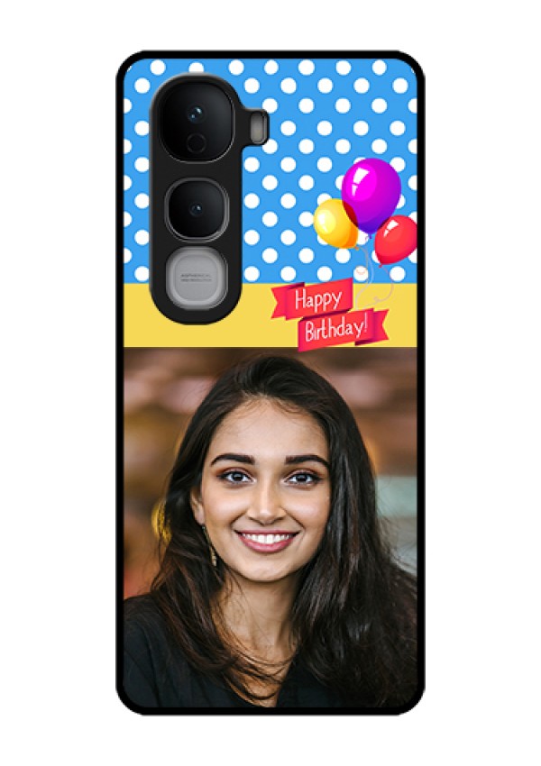 Vivo Y400 Pro 5G Custom Glass Phone Case - Happy Birthday Design