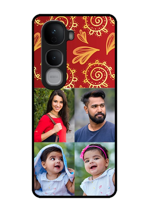 Vivo Y400 Pro 5G Custom Glass Phone Case - 4 Image Traditional Design