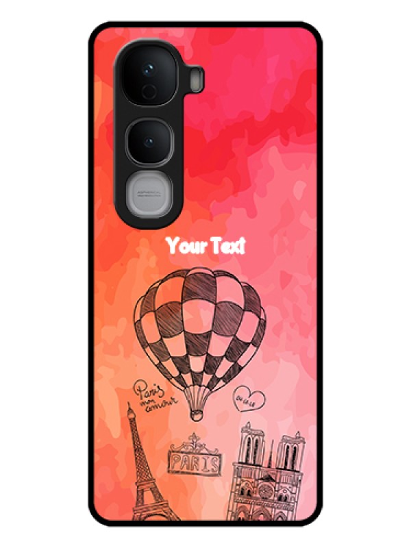Custom Vivo Y400 Pro 5G Custom Glass Phone Case - Paris Theme Design