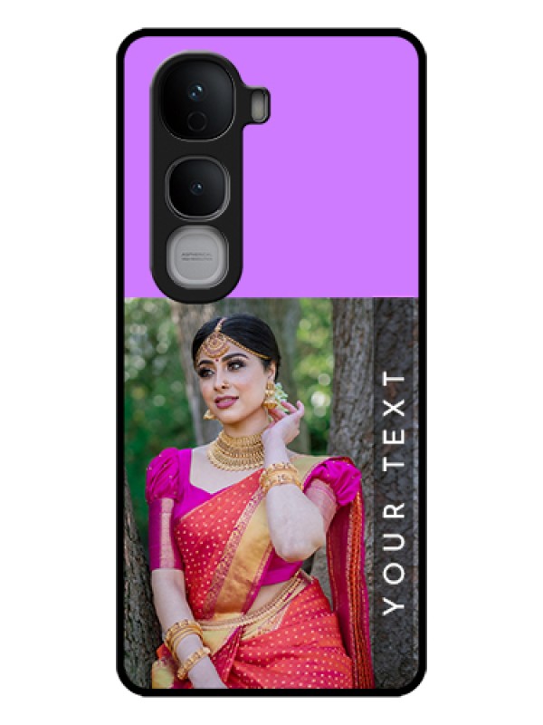 Custom Vivo Y400 Pro 5G Custom Glass Phone Case - Birthday Icons Design