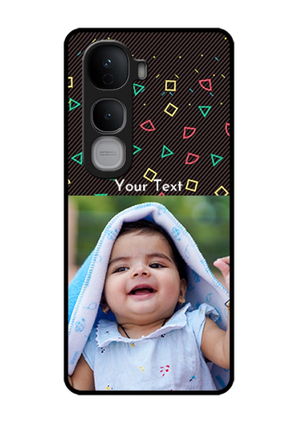 Vivo Y400 Pro 5G Custom Glass Phone Case - With Confetti Birthday Design