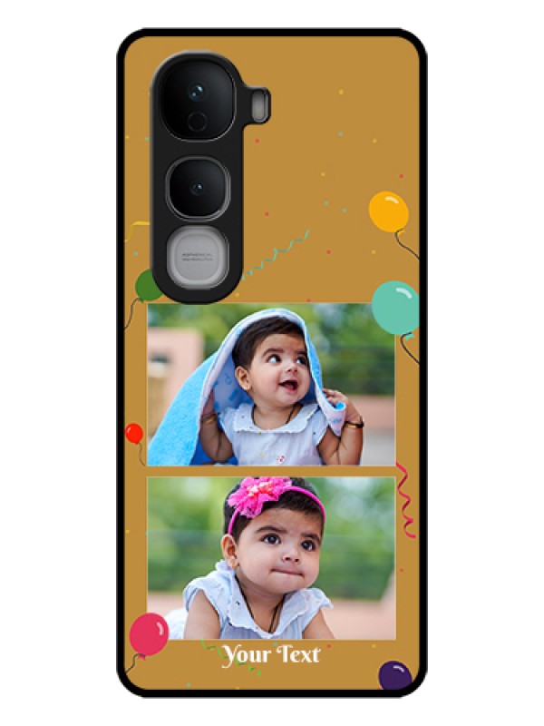 Custom Vivo Y400 Pro 5G Custom Glass Phone Case - Image Holder With Birthday Celebrations Design