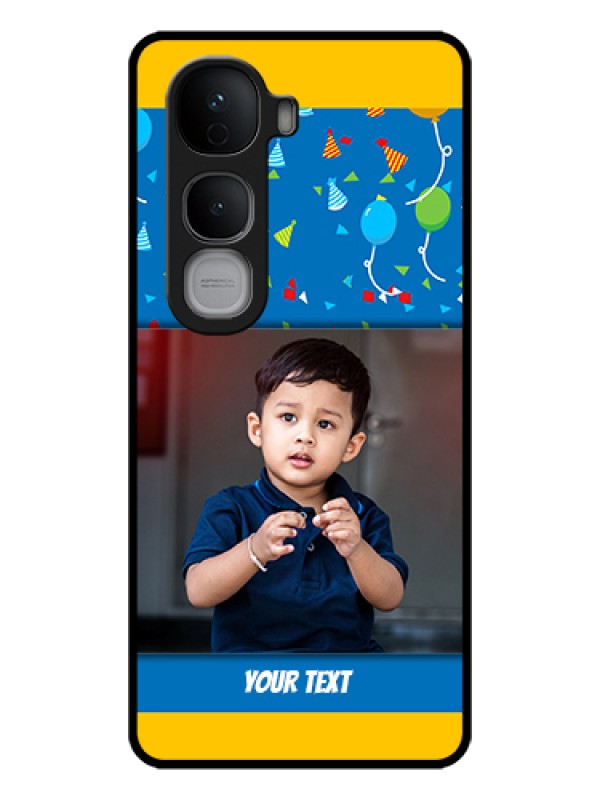 Custom Vivo Y400 Pro 5G Custom Glass Phone Case - Birthday Wishes Design