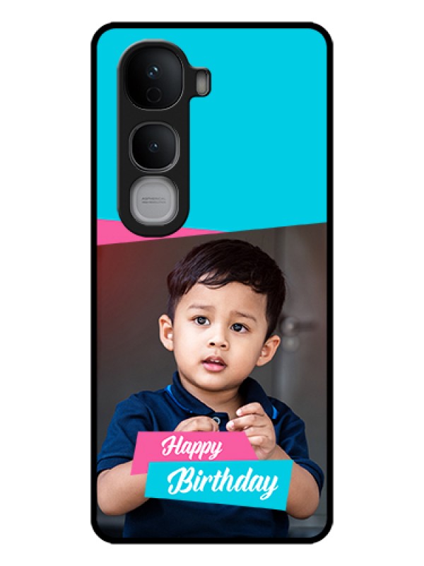 Custom Vivo Y400 Pro 5G Custom Glass Phone Case - Image Holder With 2 Color Design