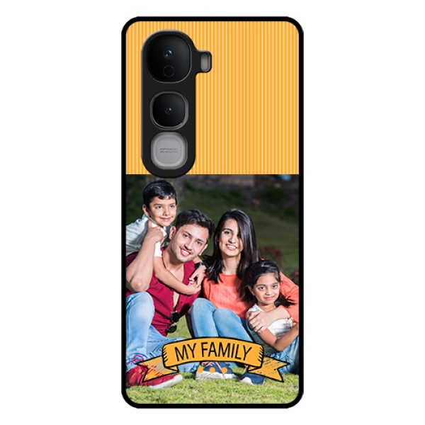 Vivo Y400 Pro 5G Custom Glass Phone Case - My Family Design