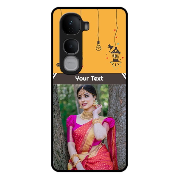 Vivo Y400 Pro 5G Custom Glass Phone Case - With Family Picture And Icons Vivo Y400 Pro 5G Custom Glass Phone Case - With Family Picture And Icons