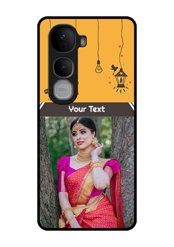 Vivo Y400 Pro 5G Custom Glass Phone Case - With Family Picture And Icons