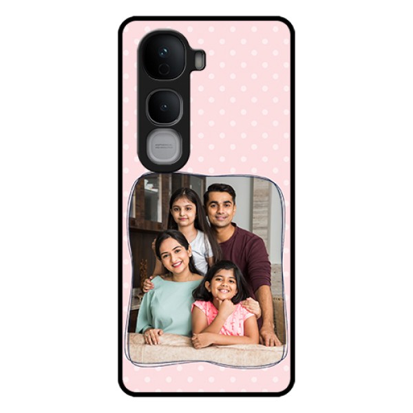 Vivo Y400 Pro 5G Custom Glass Phone Case - Family With Dots Design