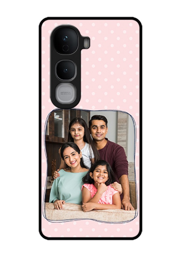 Vivo Y400 Pro 5G Custom Glass Phone Case - Family With Dots Design