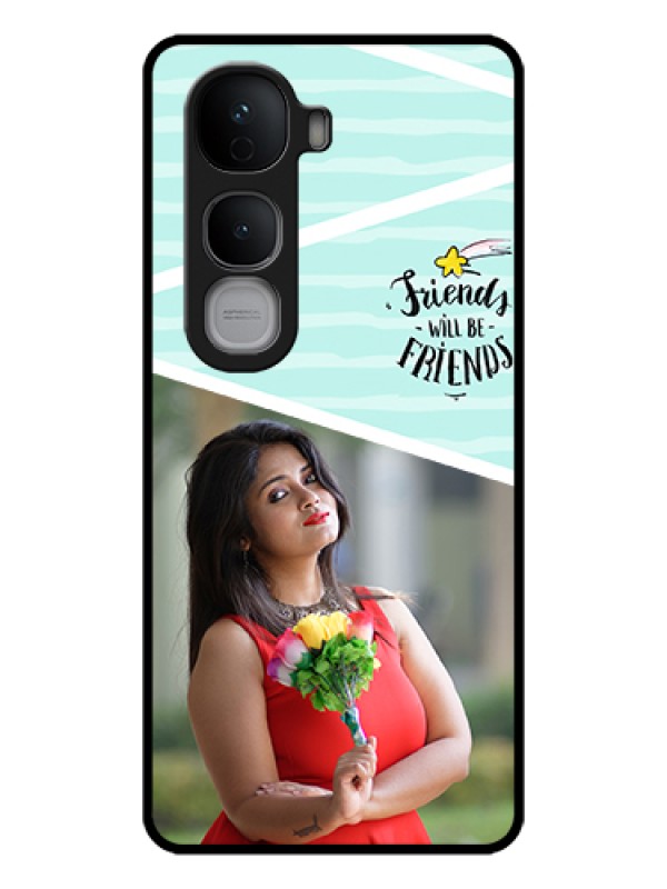 Custom Vivo Y400 Pro 5G Custom Glass Phone Case - Friends Picture Icon Design