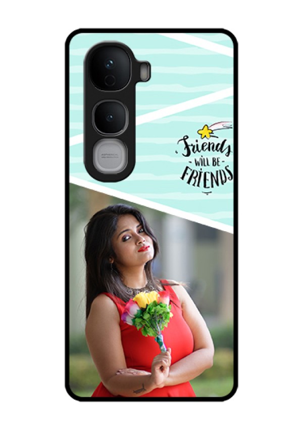 Vivo Y400 Pro 5G Custom Glass Phone Case - Friends Picture Icon Design