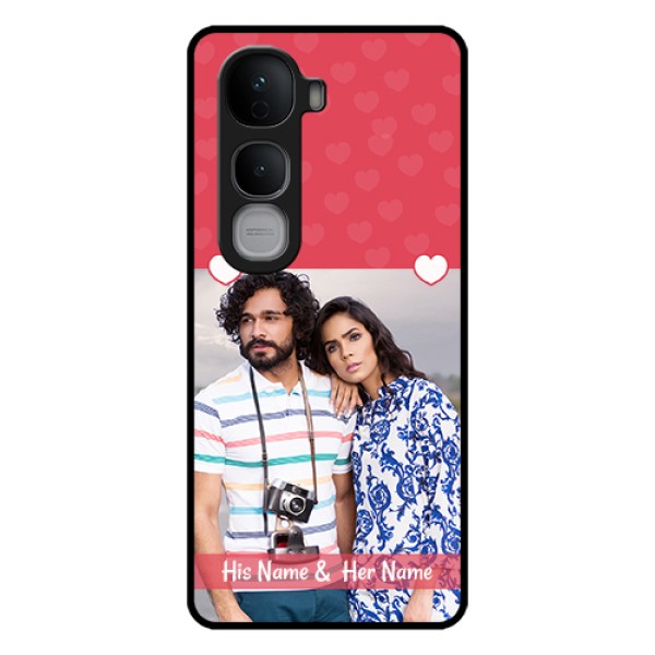 Vivo Y400 Pro 5G Custom Glass Phone Case - Simple Love Design