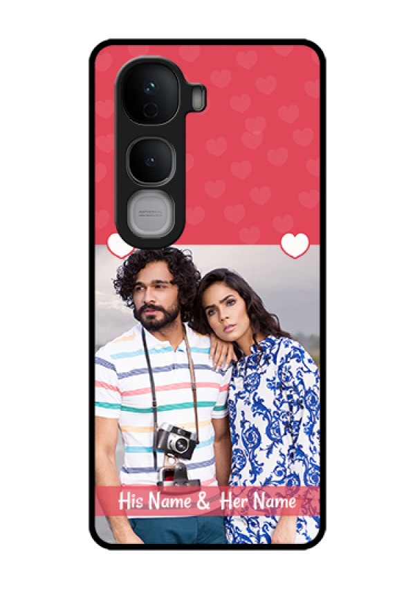 Vivo Y400 Pro 5G Custom Glass Phone Case - Simple Love Design