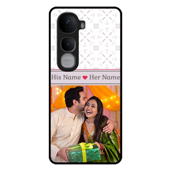 Vivo Y400 Pro 5G Custom Glass Phone Case - With Photo And Ethnic Design Vivo Y400 Pro 5G Custom Glass Phone Case - With Photo And Ethnic Design