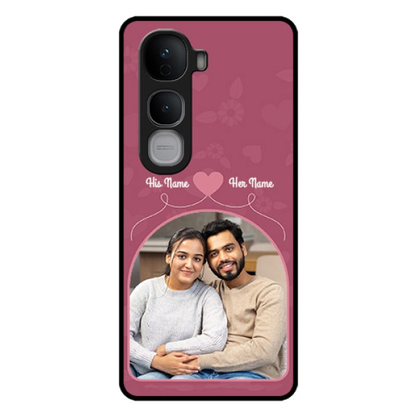 Vivo Y400 Pro 5G Custom Glass Phone Case - Love Floral Design