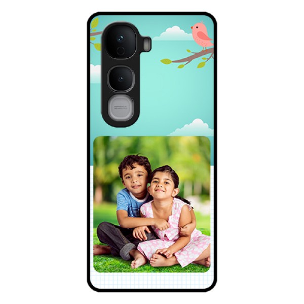 Vivo Y400 Pro 5G Custom Glass Phone Case - Doodle Love Design