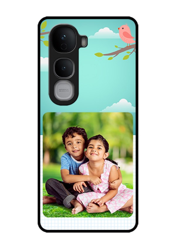 Vivo Y400 Pro 5G Custom Glass Phone Case - Doodle Love Design