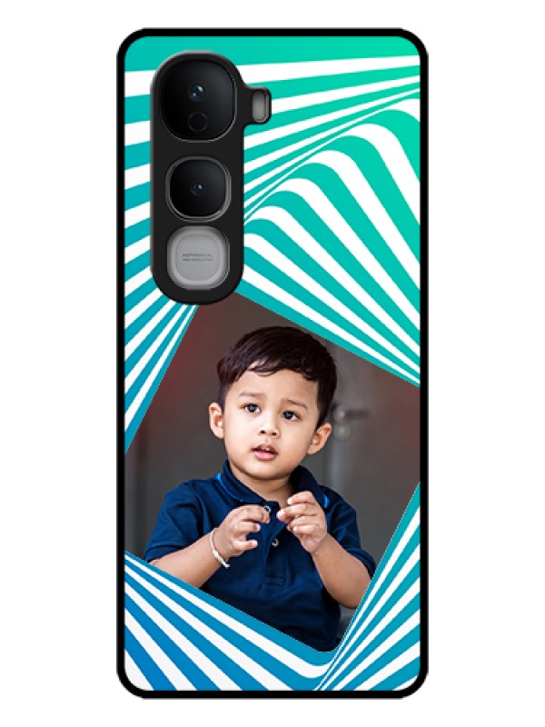 Custom Vivo Y400 Pro 5G Custom Glass Phone Case - Abstract Spiral Design