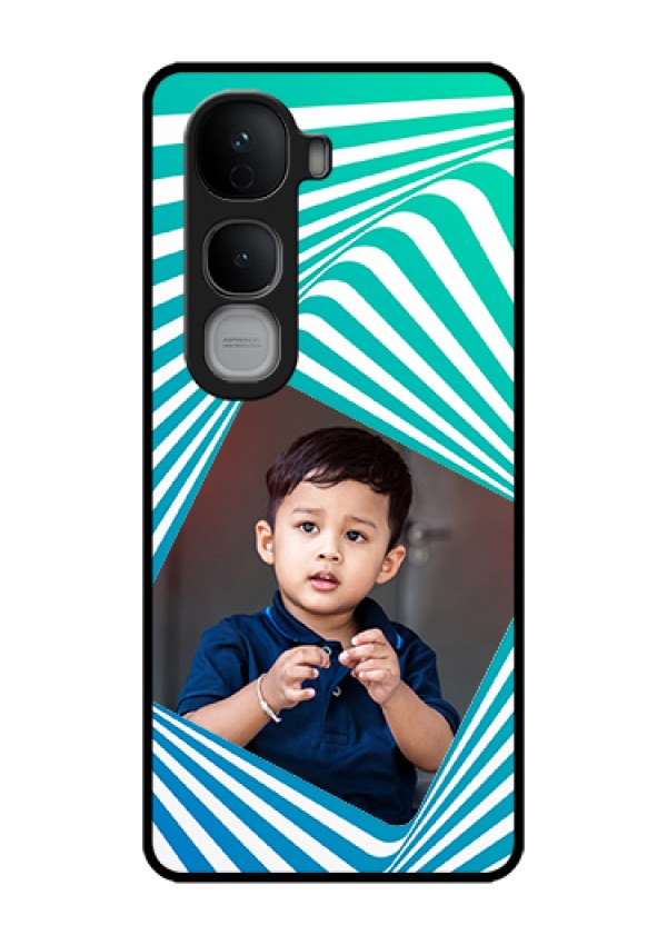 Vivo Y400 Pro 5G Custom Glass Phone Case - Abstract Spiral Design
