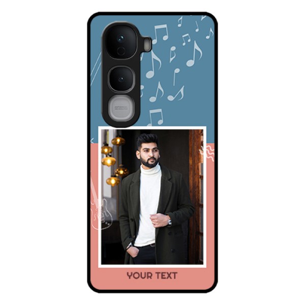 Vivo Y400 Pro 5G Custom Glass Phone Case - With Color Musical Note Design Vivo Y400 Pro 5G Custom Glass Phone Case - With Color Musical Note Design