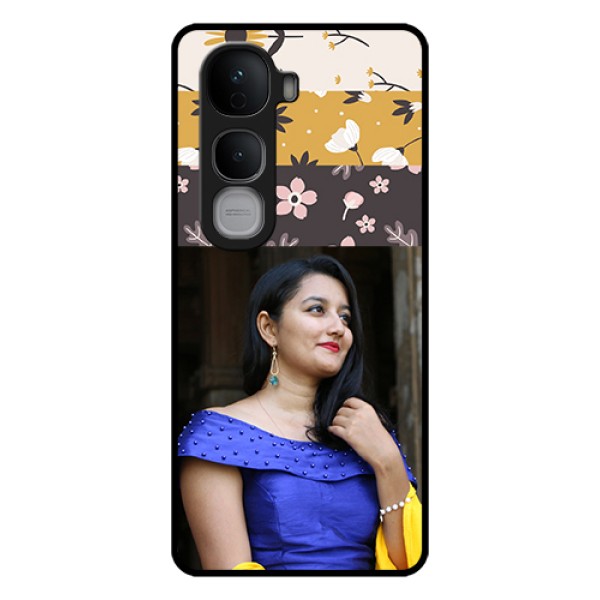 Vivo Y400 Pro 5G Custom Glass Phone Case - Stylish Floral Design Vivo Y400 Pro 5G Custom Glass Phone Case - Stylish Floral Design
